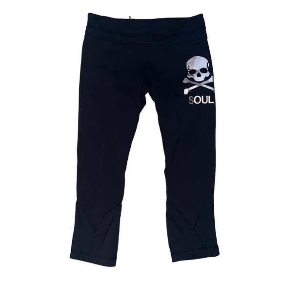 Black Lululemon x Soulcycle Leggings Size 8 - Picture 2 of 10